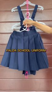 Palda Skirt with Jumper Navy Blue School Uniform for Girls Elementary High School | Theo Clothing