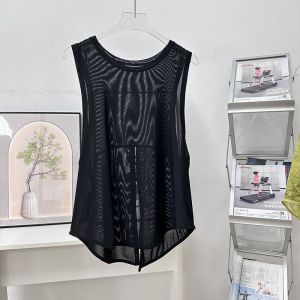 Internet Hot Sports Vest Loose Summer Best Selling Quick-Drying Tie-Dyed Mesh Workout Blouse Outwear Female T2024 New Arrival