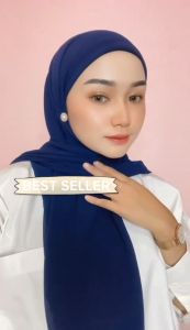 JILBAB SEGI EMPAT INNER 2 LAYER BY INNARAMEDINA HIJAB GAK TERAWANG SIMPLE CERUTY DOLL TRENDY CANTIK