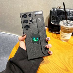 เคสโทรศัพท์ซิลิโคนลายการ์ตูนเกาหลีสำหรับ Samsung Galaxy S24 Ultra ป้องกันการตกหล่นพร้อมรูเล็ก ดีไซน์เรียบง่าย สไตล์เกาหลี