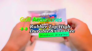 Rubber Top High Durable 83mm Golf Tee Pack(10pcs)