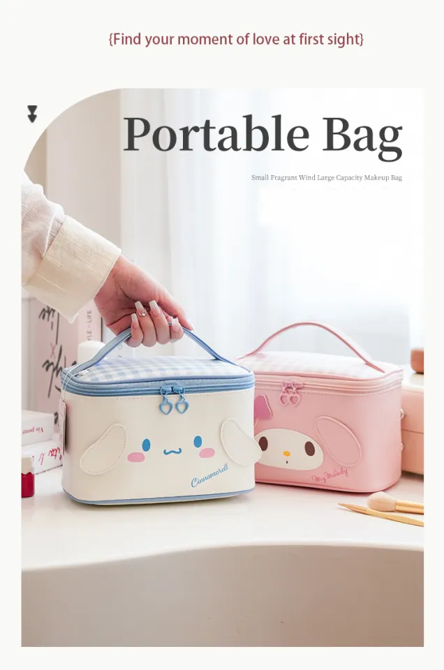 Sanrio | Sanrio Portable Large Capacity Makeup Bag PU Leather