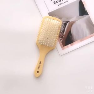 HNKMP | Wood Airbag Comb Professional Hair Anti-Loss Massage Brush Hairbrush Comb Scalp Hair Care Comb