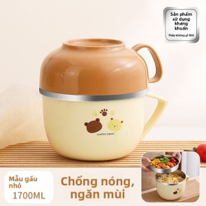 YOULUNMEI | Bát Ăn Trưa Inox Cách Nhiệt cho Học Sinh và Nhân Viên Văn Phòng