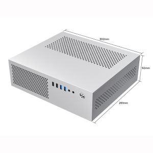 Mini M-ATX HTPC Case Portable Computer Support Small 1U Power Supply 7.3L Computer Case Gaming Chassis 24*24 Motherboard Case