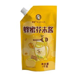 Honey Mustard Sauce 1kg Commercial Korean Style Fried Chicken Dipping Sauce Yellow Mustard Milk Flavor Cheese Sauce Fat Sweet Chili Sauce 0 Low