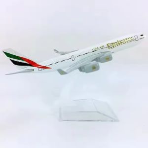 16cm 1:400 Scale Airbus A340 Series Aircraft Model Emirates Lufthansa Asia Airline Die-cast Alloy Airplane Model Toys For Gift
