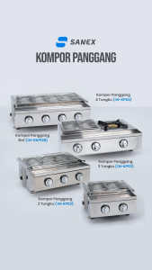 Sanex Kompor Panggang SN-KP04 4 Tungku