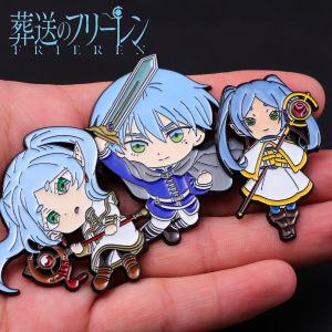 Japanese Anime Frieren: Beyond Journeys End Enamel Pins Brooches Anime Figure Frieren Badges For Fans Backpack Charm Jewelry