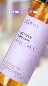 Shawill Rose Lavender Plant Essential Oil Body Massage Oil  Firming Skin Soothing Body Care 140ml S8028/30