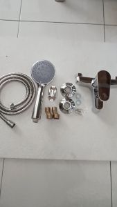 [ FERRUM ] Kran Bathtub Keran Mixer Panas Dingin 9025 Body Besar Anti Karat + Komplet Shower