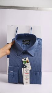 Áo sơ mi Việt Tiến tay dài vải tre