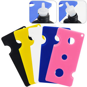 10pcs Plastic Bottle Opener For Eyelash Extend Glue Bottle Mouth Anti-Blocking Lash Glue Caps Nozzle Remove Replace Makeup Tools