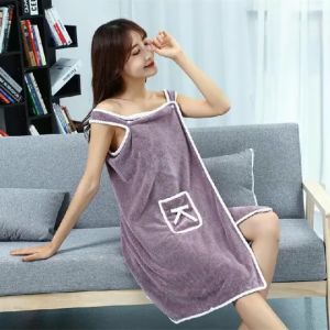 ชุดผ้าเช็ดตัว DB1 คุณเลือก ผ้าเช็ดตัวแบบติดกระดูมแปผ้าขนหนูเเบบคลูมอาบ สวมใส่สบาย สีสวยลายน่ารัก