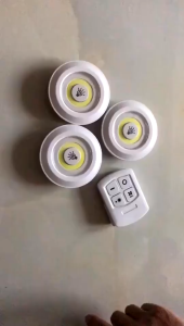 Đèn LED COB Dán Tường Tủ Có Điều Khiển - Không Dây Không Khoan Điều Khiển Nhiều Đèn Hẹn Giờ Tắt