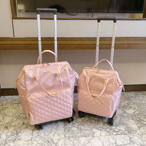 Oxford Fabric Wheeled Duffel Bag