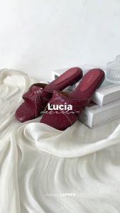 Lapepa LUCIA Sandal Wanita Slop Teplek Anyaman Casual Premium