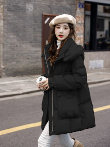 Womens Mid-Length down Jacket 2025 Winter Fashion Slimming Thick Duck down Coat Belted Stylish Cold Proof Outerwear