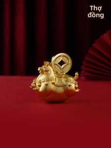 TONGSHIFU | Tượng Ngựa Đồng Biểu Tượng Thịnh Vượng Trang Trí Nhà