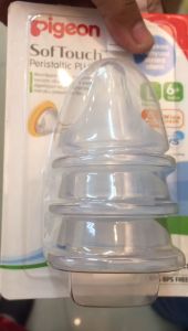 Pigeon Peristaltic Plus Nipple Wide Neck | Slim Neck | Dot Bayi