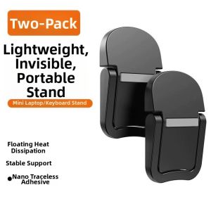 Invisible Portable Height Increasing Metal Heat Dissipation Hanging Laptop Stand