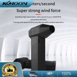 【2024 NEW】KKmoon Handheld Brushless Motor Jet Fan 130000RPM Turbofan 200W High Power Keyboard Cleaning Tool with Type-C Charging Interface