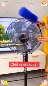 ẢNH THẬT - Chổi phủi bụi quần áo chổi vệ sinh quạt cọ rửa xe máy xe đạp đa năng