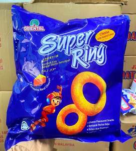 Super Ring ขนมรสชีสซุปเปอร์ริง 8pcs*14g