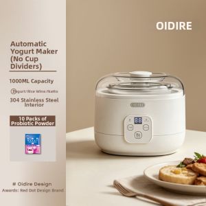 OIDIRE | Compact Automatic Yogurt Maker Household Fermentation Multi-functional