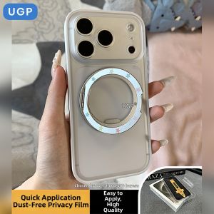 UGP | Transparent Thin Matte Phone Case With Stand Anti-drop Protective Case