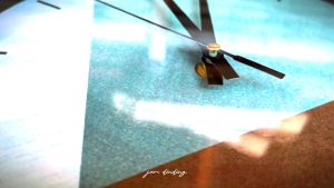 Jam Dinding Skandinavian 05 Unik Silent Aesthetic Minimalis Besar 30cm