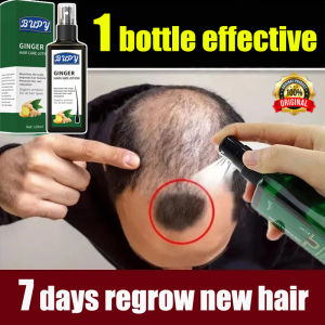 Hair Growth Serum Ginger Hair Growth Spray 120ml Natural herbs anti hair loss serum baldness hair growth essence thicker stronger hair hair growth for men/women 生发精华液