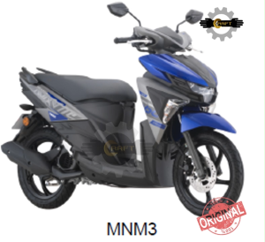 YAMAHA AVANTIZ COVER SET MAT GRAY METALLIC 3 + GRAFIK MNM3 (B927) 2021/22 B92-F0000-02-P7 + SPOILER