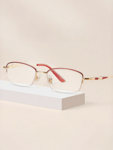 SHOWBIZS | Anti-Blue Light Bifocal Reading Glasses Women Semi-Rimless