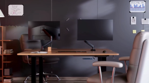 Monitor Arm Desktop Mount Stand 17-34 Bearing 10kg 360° Multi-Direction Adjustable Monitor Bracket