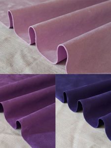 Vải Da Báo Co Giãn Màu Tím Dày Mềm Mại Để Làm Quần Áo Và Đệm Ghế Sofa Vải Lông Cừu Mềm Mại Dùng Cho Thủ Công Mỹ Nghệ