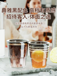 Thickened Heat Resistant Food Grade Plastic Space Cup Disposable Hard Air Cup Commercial Tea Cup Home Water Cup Anti Scalding