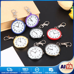 Pocket Watches Nurse Pocket Watch Keychain Fob Clock with Battery Doctor Medical Vintage Watch