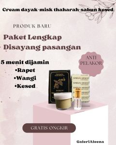 Paket Anti Pelakor Cream dayak + sabun Melody + Misk Thaharah 3ml