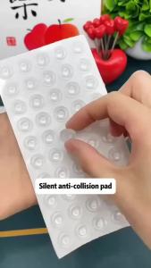 Clear Silicone Anti-Slip Noise Dampening Cushions Self Adhesive Shock Absorbing Transparent Discreet Anti-Collision Bumper Pads