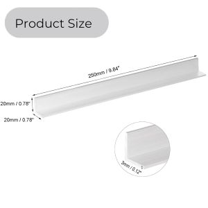 6061 Right Angle L-Shaped Aluminum Alloy Edging Profile - 3mm/4mm/5mm Thick Triangle Trim Decoration Materials for Corners