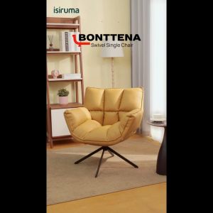 Kursi Santai Minimalis Nyaman Sofa 1 Dudukan BONTTENA Swivel Single Sofa - ISIRUMA