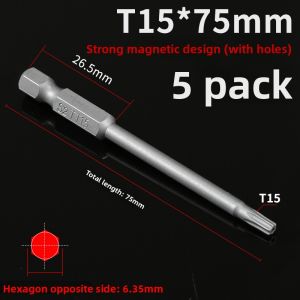 BAIRUITE | Strong Magnetic Hex Key Electric Screwdriver Bit Set
