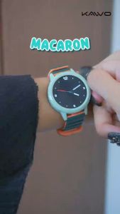 KAVVO macaron นาฬิกาสมาร์ทวอทช์ ออกกำลังกาย |ติดตามสุขภาพ|กันน้ำลึก 20 เมตร รับประกัร12เดือน