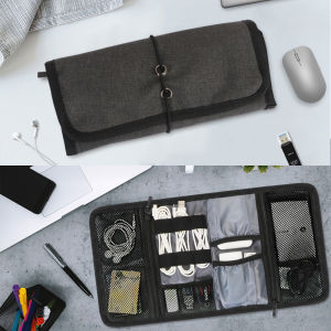 Electronic Organizer Accessories Case Portable Digital Storage Bag Travel Cable Organizer Bag Pouch Carry Case for Power Bank