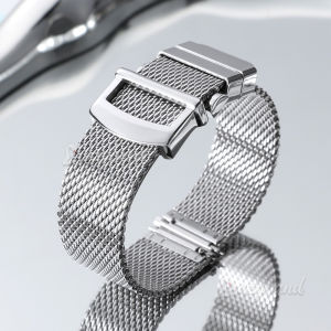 20mm 22mm Mesh Milanese Bracelet for Omega Seamaster 007 Stainless Steel Watch Band for IWC Pilot Strap Metals Folding Buckle