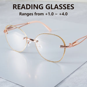 Retro Oval Reading Glasses for Men & Women - +1.00 To +4.00 Magnification Office & Computer Use Trendy Reading Glasses