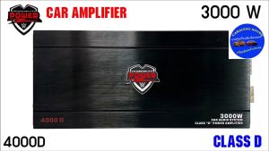 ราคาสุดพิเศษ แรงสุด ไส้แน่น แอมป์ติดรถ POWER-Z รุ่น 4000D เพาเวอร์แอมป์ ขับซับ กำลังขับ 3000 วัตต์เต็ม MONO BLOCK ตัวแรง เบสหนัก แรงหนุ่มลึก ขับได้กระจาย