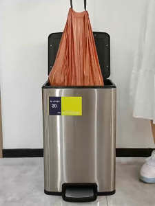 Roco Tong Sampah Keluli Tahan Karat Dustbin Garbage Recycling Bins Premium Stainless Steel Trash Bin Pedal Step Rubbish Bin