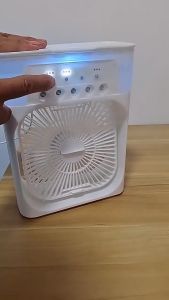 พัดลมทำความชื้น 2in1 พัดลมพ่นไอน้ำ พัดลมไอน้ำเย็น รุ่น Fan MiniCooling